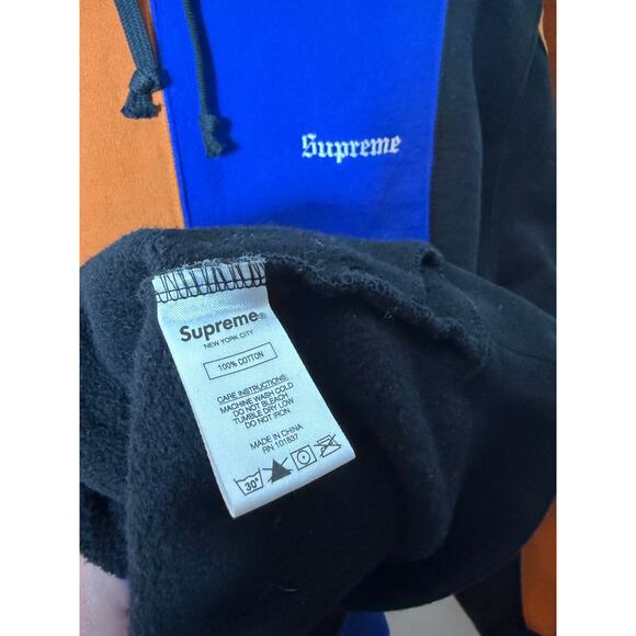 supreme tricolor hooded sweatshirt - Picture 4 of 5